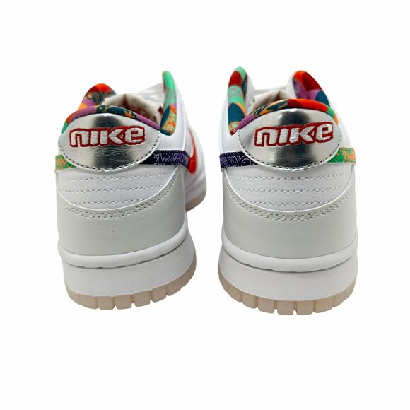 ✨Nike Dunk Low GS Paisley Size 6Y Kid's shoes Sneakers White FN8913-141✨ - Picture 4 of 10